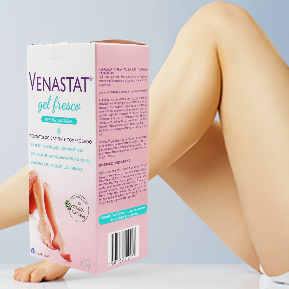 Venastat Gel Fresco 115 Gr Piernas Cansadas